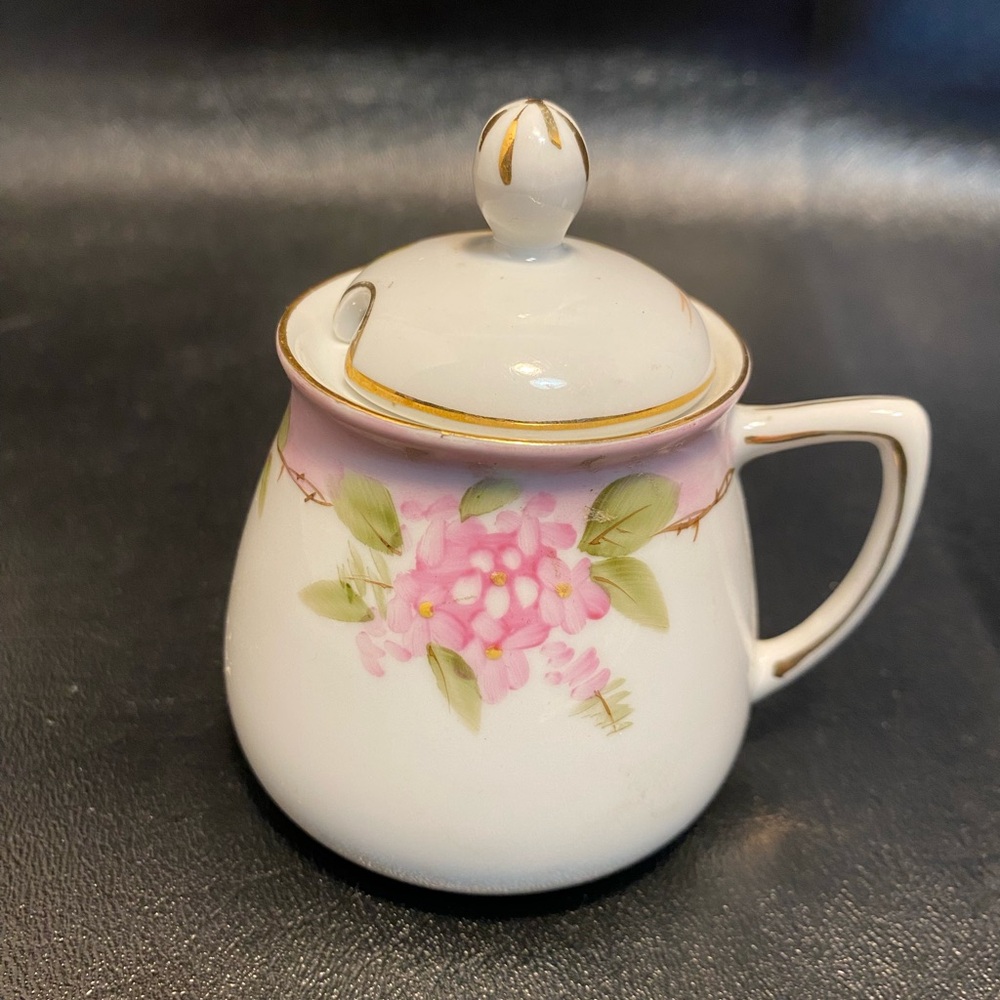 Vintage Nippon Porcelain Mustard Pot/ no Spoon